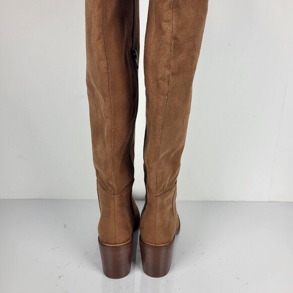 Seychelles Paradise City Leather Over the Knee Boots Brown Size 8 - Picture 11 of 16